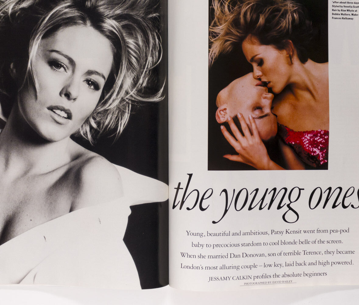 Claudia Schiffer ADNAN KHASHOGGI Patsy Kensit  TATLER magazine May 1990 Ghandis