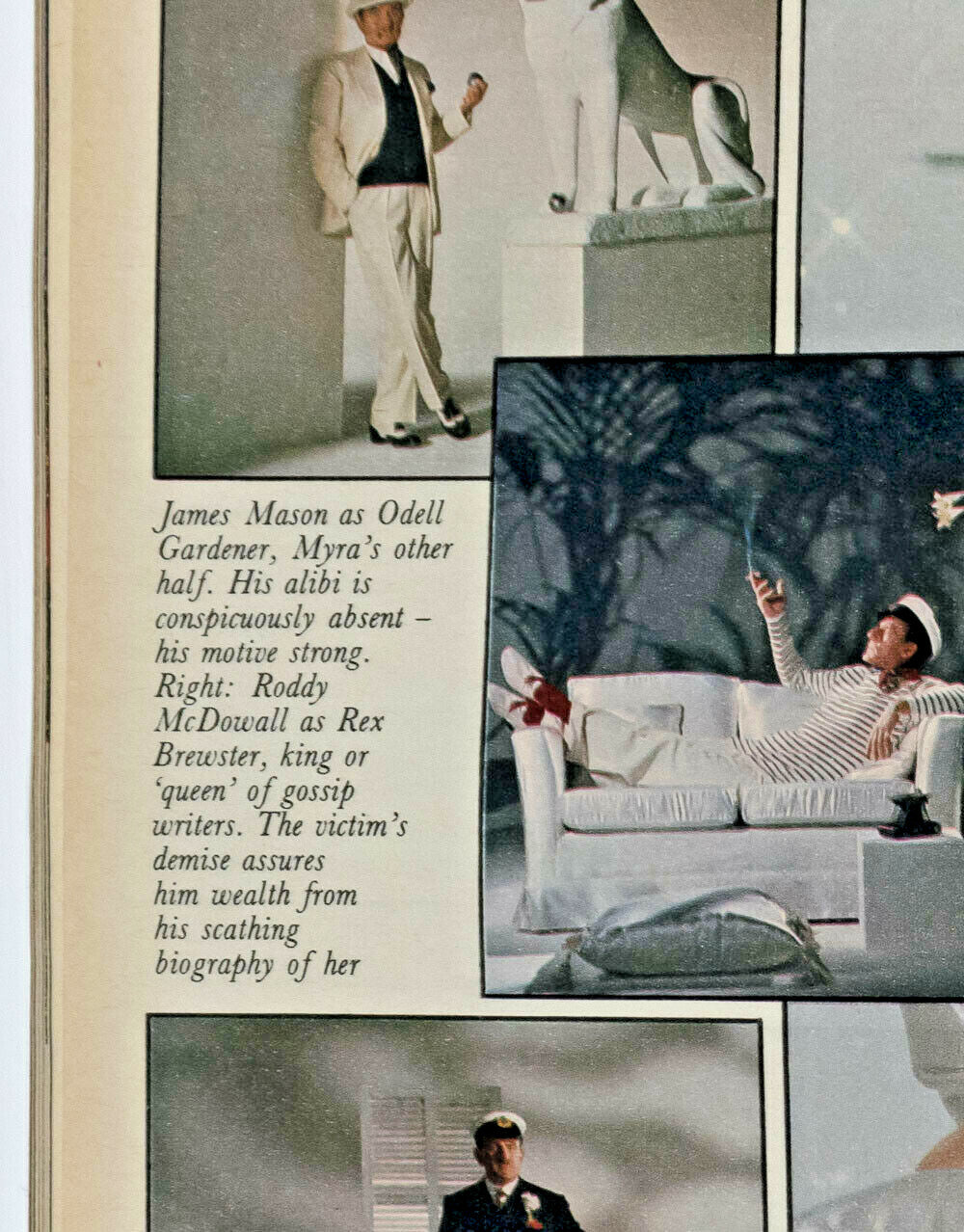 DIANA RIGG Jane Birkin SYLVIA MILES Ustinov MAGGIE SMITH Sunday Times magazine