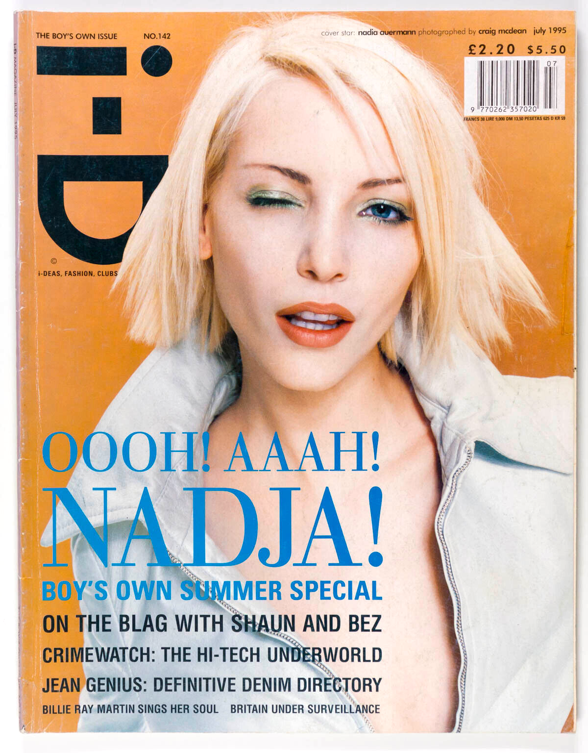 Nadja Auermann CHLOE SEVIGNY Wolfgang Tillmans JUERGEN TELLER Klein i-D MAGAZINE