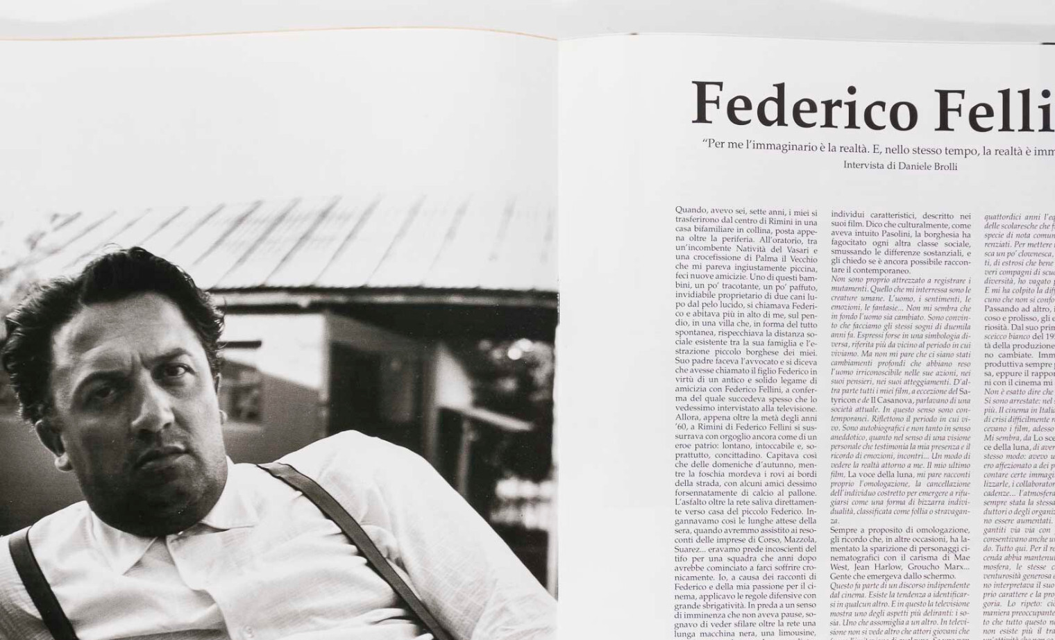 Rimini GIORGIO EMPORIO ARMANI lookbook catalogue SUMMER 1992 Aldo Fallai FELLINI
