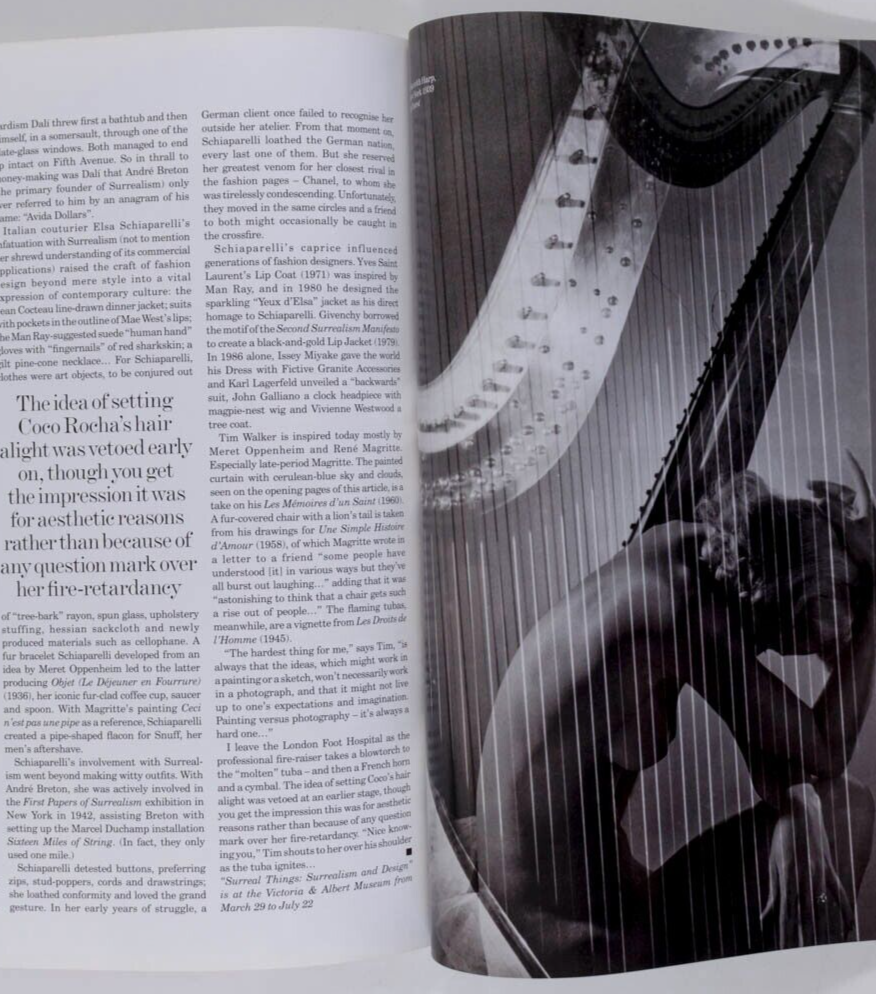 Jessica Stam TIM WALKER Coco Rocha SURREALISM IN VOGUE February 2007 Collections