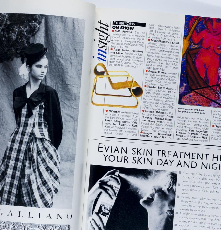 Madonna BRUCE WEBER Galliano PET SHOP BOYS Cindy Crawford UK Elle September 1987