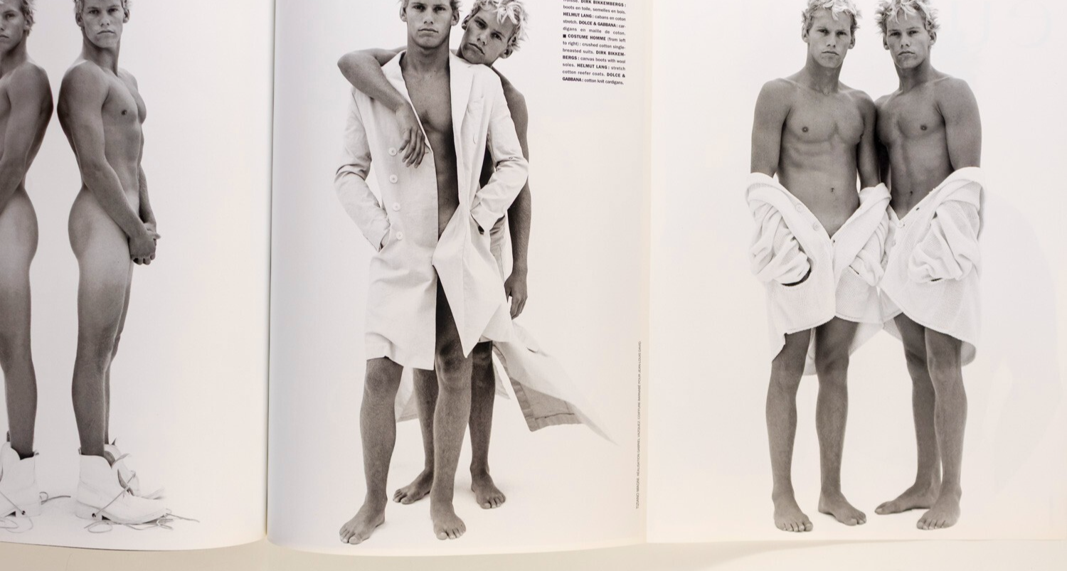 ATESH Tatjana Patitiz MARCUS SCHENKENBERG Vogue Hommes International 1994 Weber