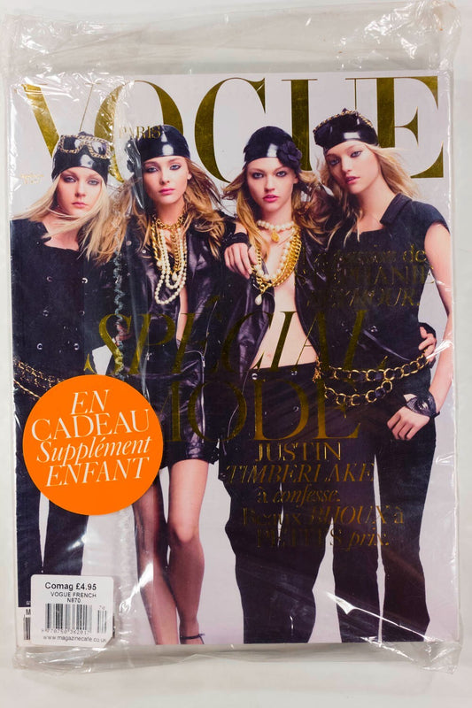 Gemma Ward SASHA PIVOVAROVA Jessica Stam PARIS VOGUE September 2006 Enfant NEW