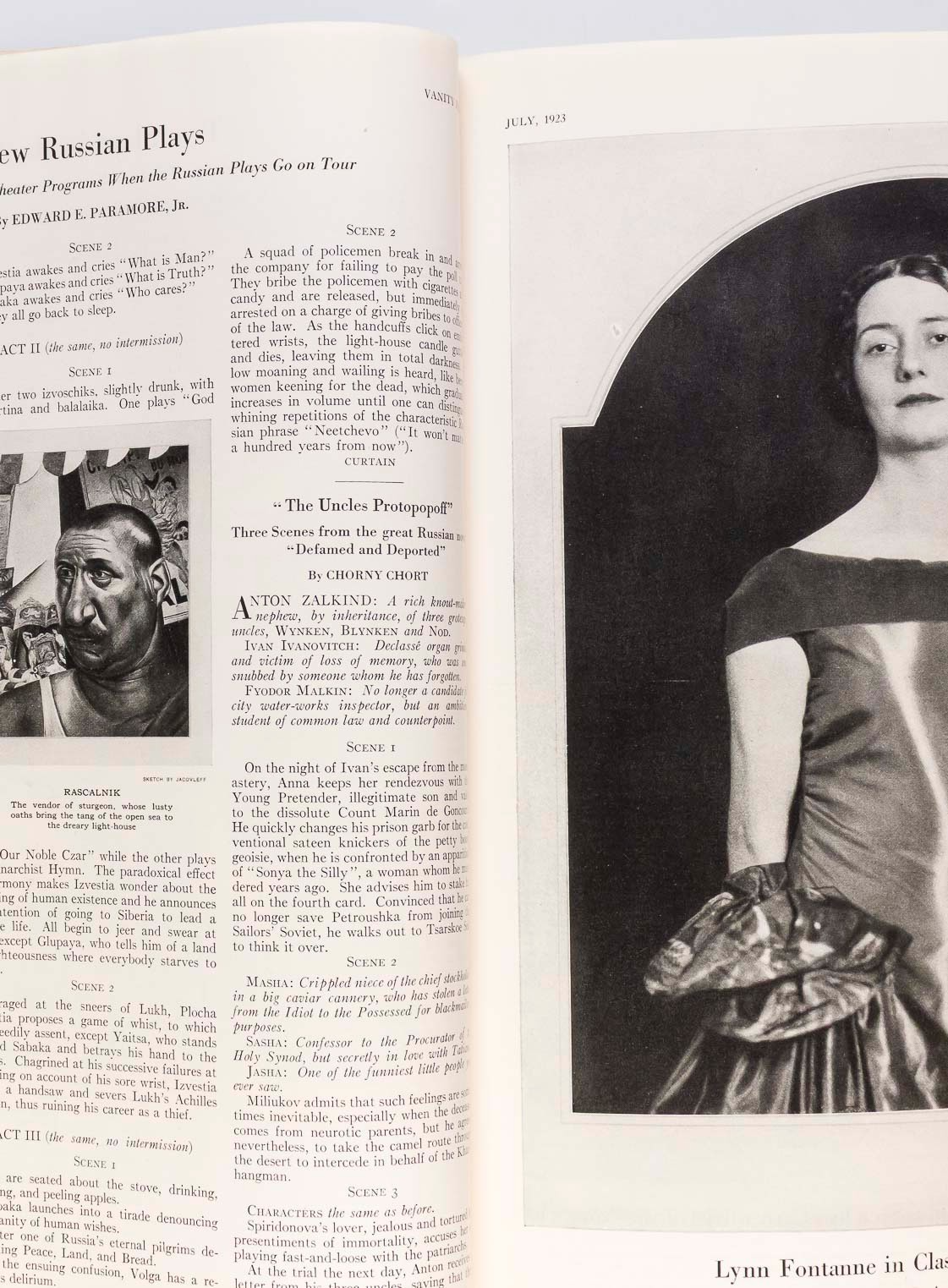 Joseph B Platt T S ELIOT Conan Doyle STEICHEN Gay VANITY FAIR magazine July 1923