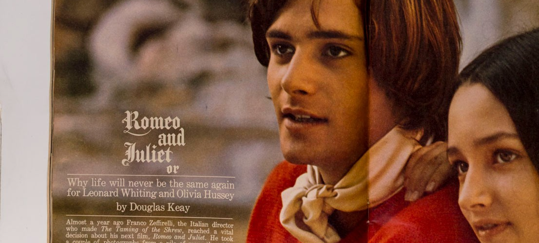 Leonard Whiting OLIVIA HUSSEY Romeo & Juliet WOMAN'S OWN 9 March 1968 Mia Farrow