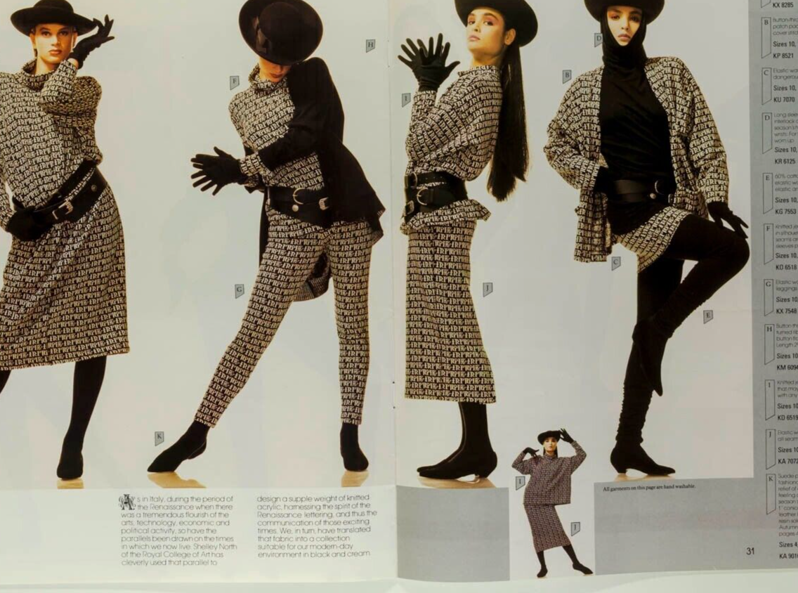 KRISTEN MCMENAMY Talisa Soto LYNNE KOESTER ByMail WAREHOUSE catalog LOOKBOOK vtg
