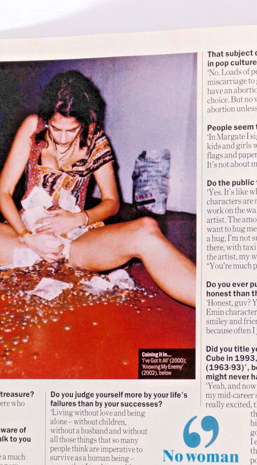 TRACEY EMIN Zoe Wanamaker SNOOP DOG Brian Cox AI WEIWEI Time Out May 2 2011 2125