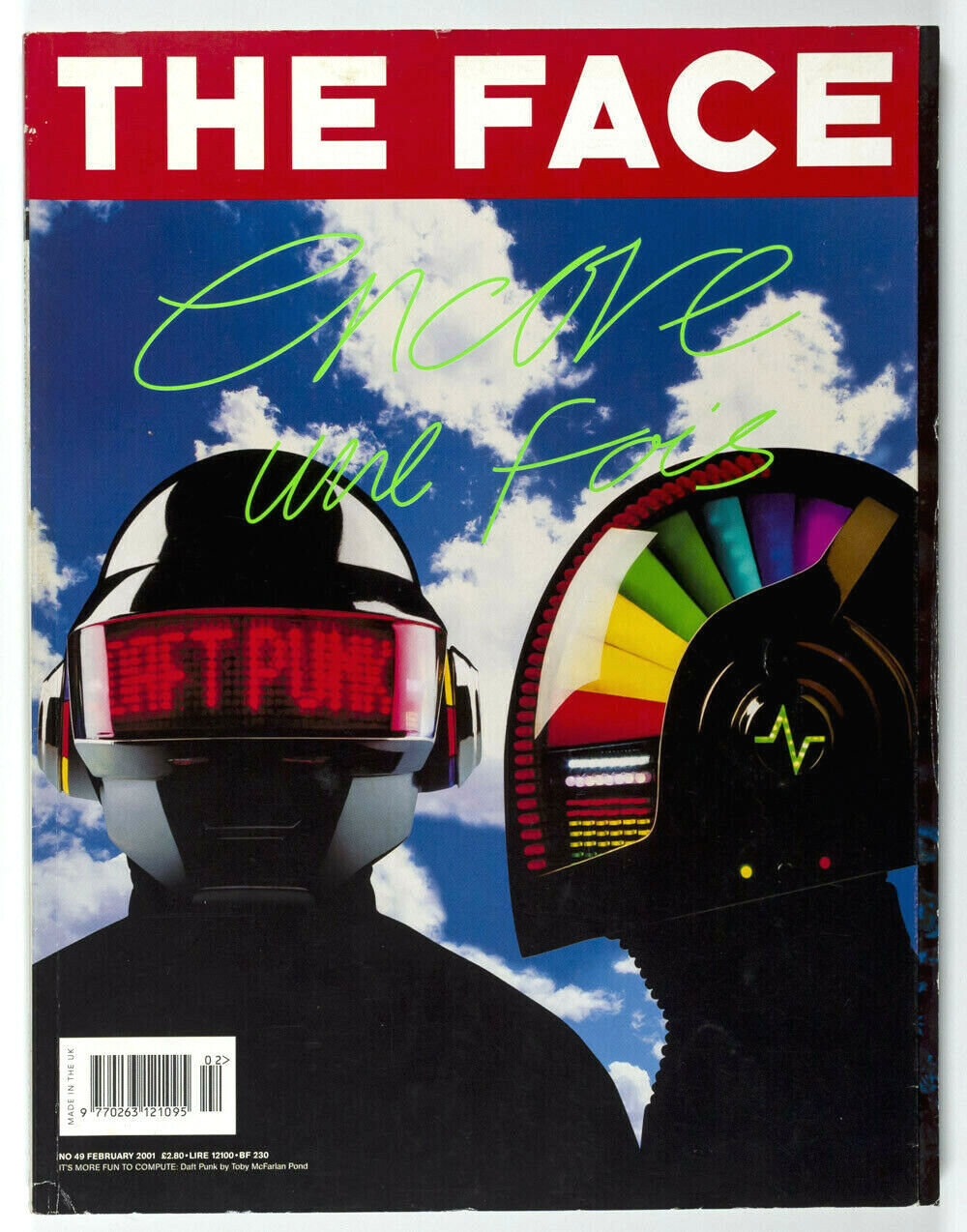 DAFT PUNK Missy Rayder EVA HERZIGOVA An Oost THE FACE magazine UK February 2001