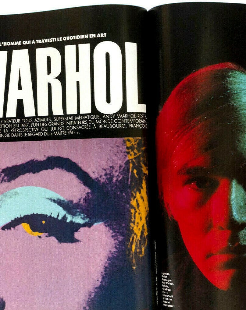 ANDY WARHOL Claire Dhelens INES DE LA FRESSANGE Lacroix YSL Adidas ELLE magazine