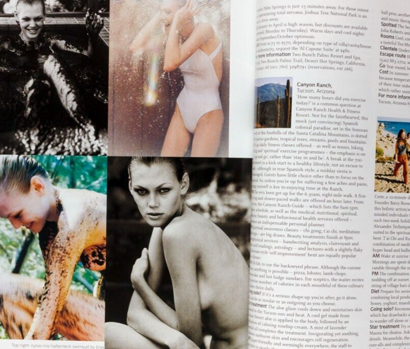 Shirley Mallmann KATE WINSLET Karen Elson PAUL RUDD vtg FRANK magazine July 1998