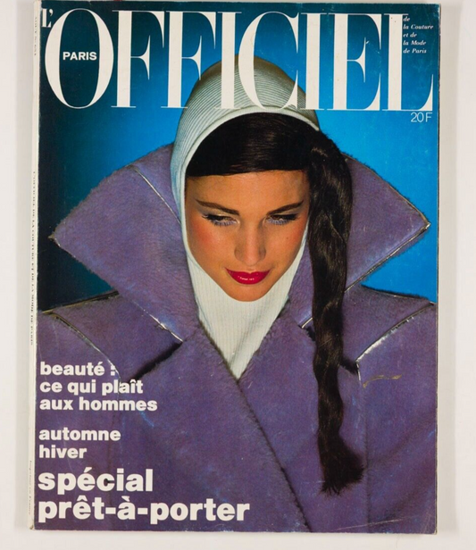 Andie MacDowell GIA CARANGI Barbara Bach L'OFFICIEL magazine August 1979 Mugler