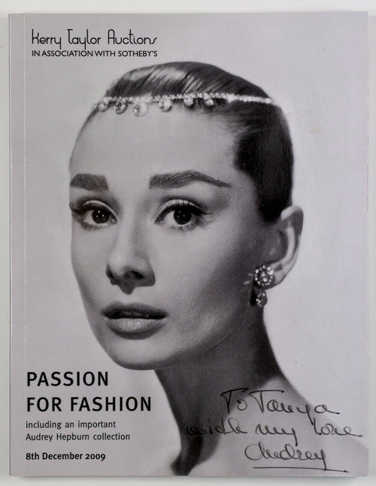 Audrey Hepburn BALENCIAGA Marie Helvin GRES Chanel KERRY TAYLOR AUCTION catalog