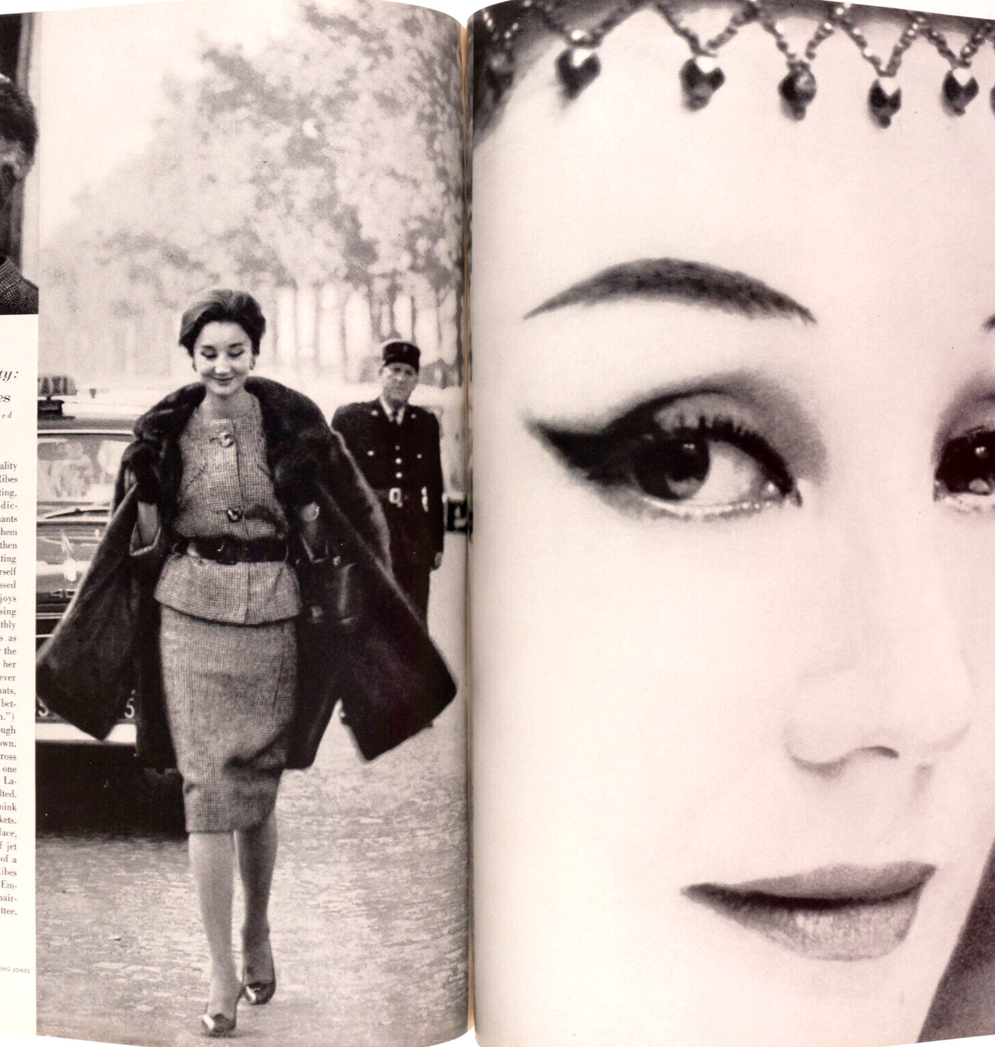 LISA BIGELOW Jacqueline de Ribes GLORIA VANDERBILT Vogue Dec 1959 Jane Fonda VTG