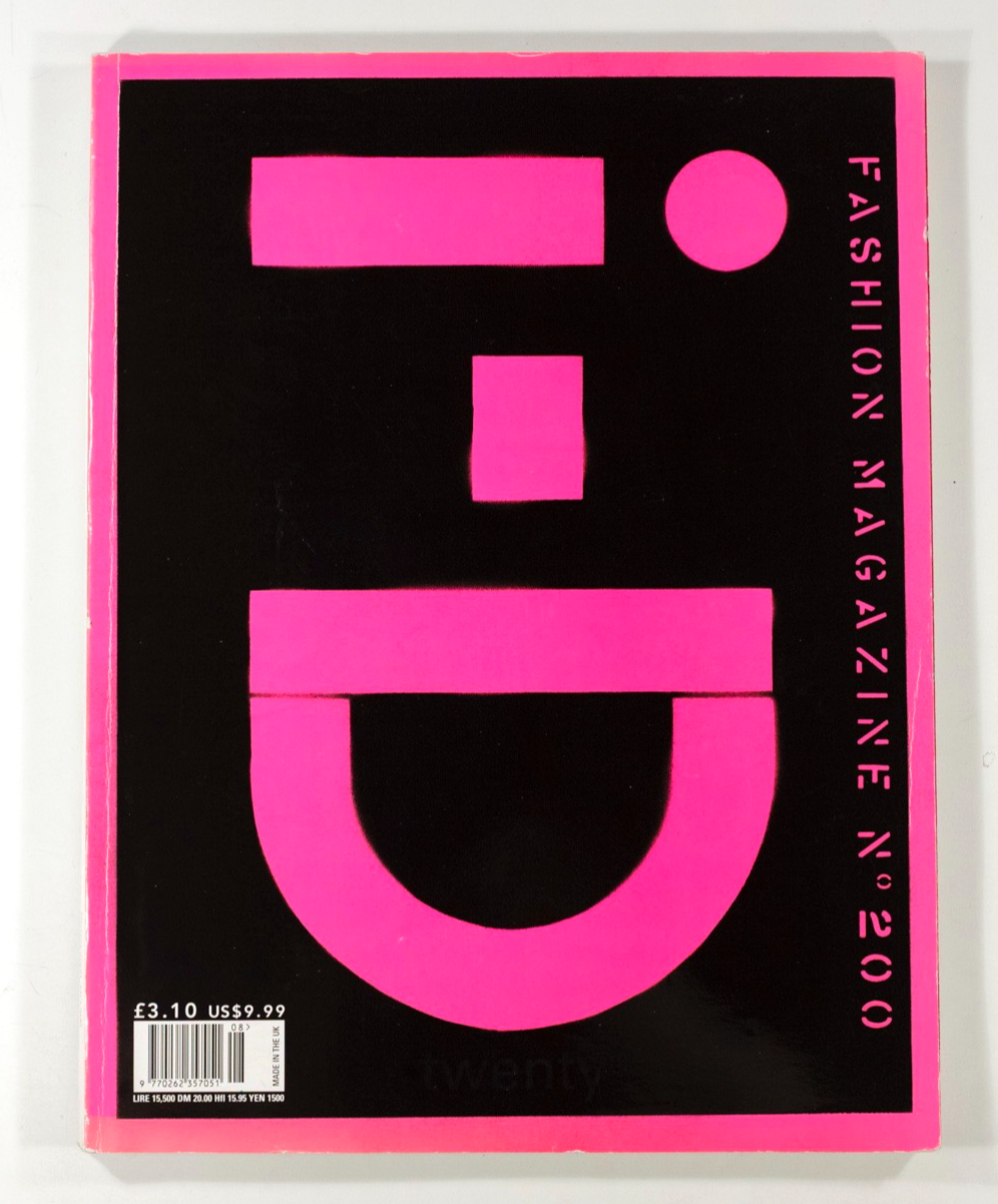 Corinne Day ALASDAIR McLELLAN Judy Blame i-D MAGAZINE August 2000 200 Raf Simons