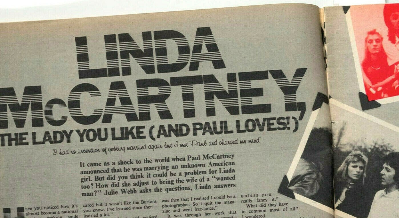 LINDA McCARTNEY Kenny Everett GRANNY TAKES A TRIP Petticoat 22 December 1973 vtg