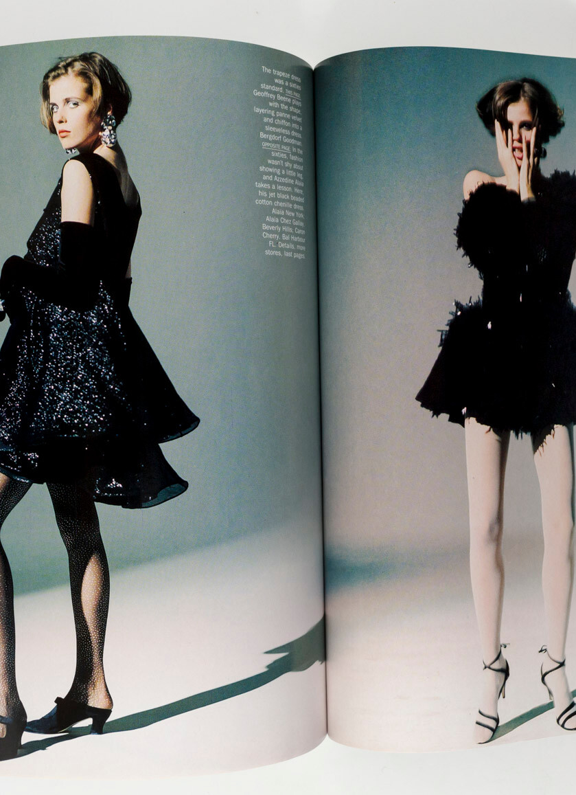 NAOMI CAMPBELL 1st black September Vogue model DEMARCHELIER Tatjana Patitz 1989