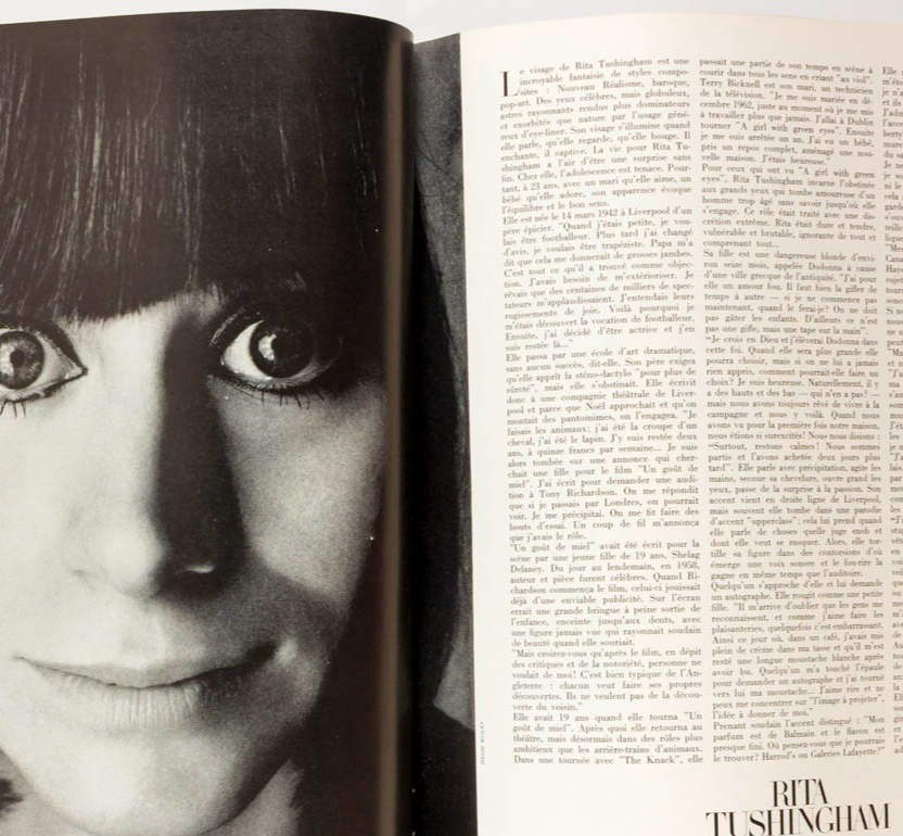 Guy Bourdin BARDOT Peggy Moffitt CAPOTE Paris Vogue January 1966 60th birthday