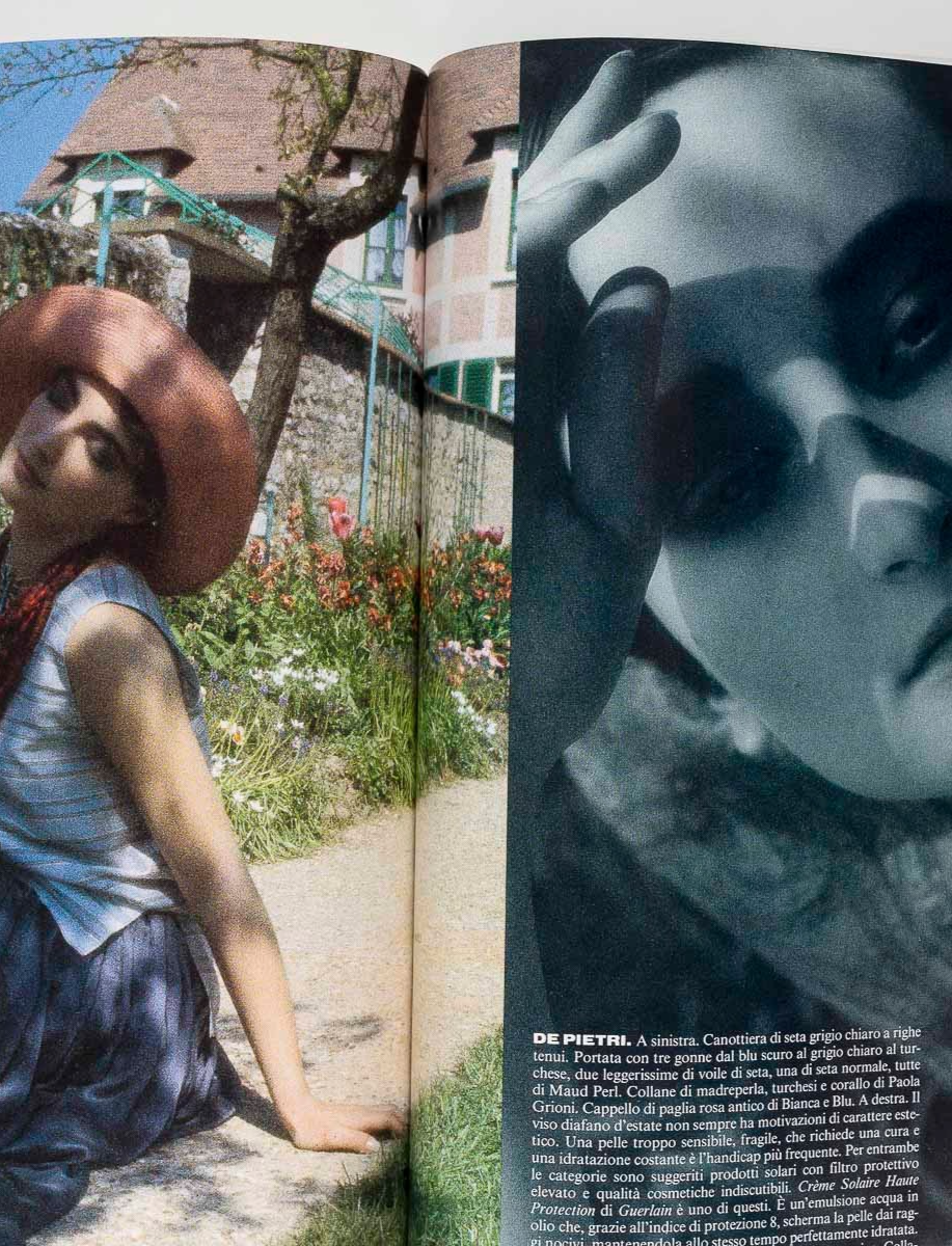 Naomi Campbell KLEIN Grey VOGUE ITALIA June 1988 Deborah Turbeville TINA CHOW