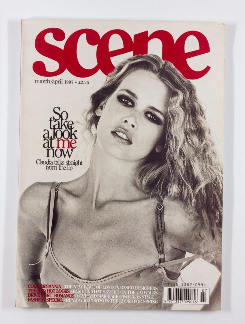 Claudia Schiffer SNEAKER PIMPS Runway Report SCENE magazine 1997 Emma Blocksage