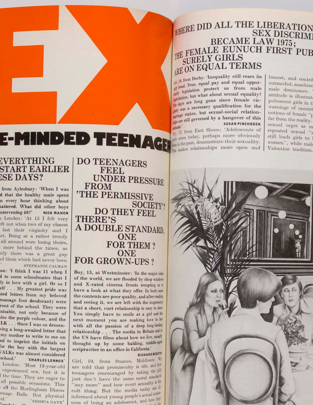 KELLY LEBROCK Sophie Ward JANET REGER Poly Styrene HARPER'S August 1978 Teenage