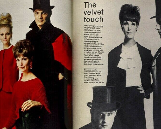 Jean Shrimpton BARBARA HULANICKI Tania Mallet FRANK USHER Corsair FLAIR magazine