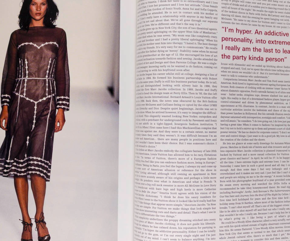 Gisele MAURIZIO CATTELAN Kelis i-D March 2000 Junya Watanabe MARC JACOBS Chic UK