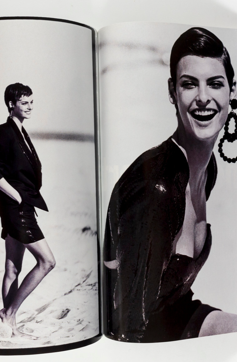 NAOMI CAMPBELL 1st black September Vogue model DEMARCHELIER Tatjana Patitz 1989