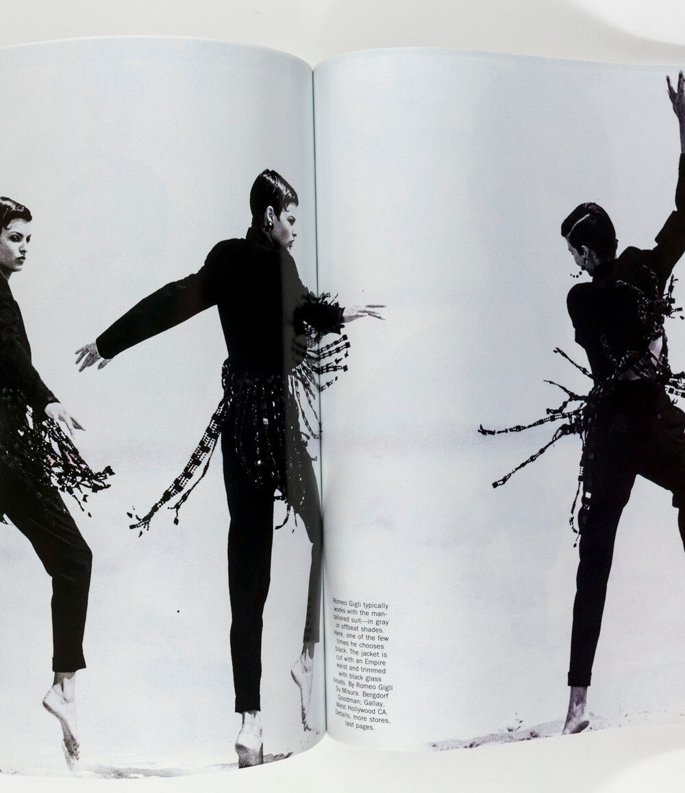 NAOMI CAMPBELL 1st black September Vogue model DEMARCHELIER Tatjana Patitz 1989