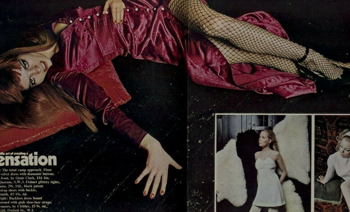 SHARON TATE John Peel OSSIE CLARK Petticoat magazine April 1969 Charlotte Martin