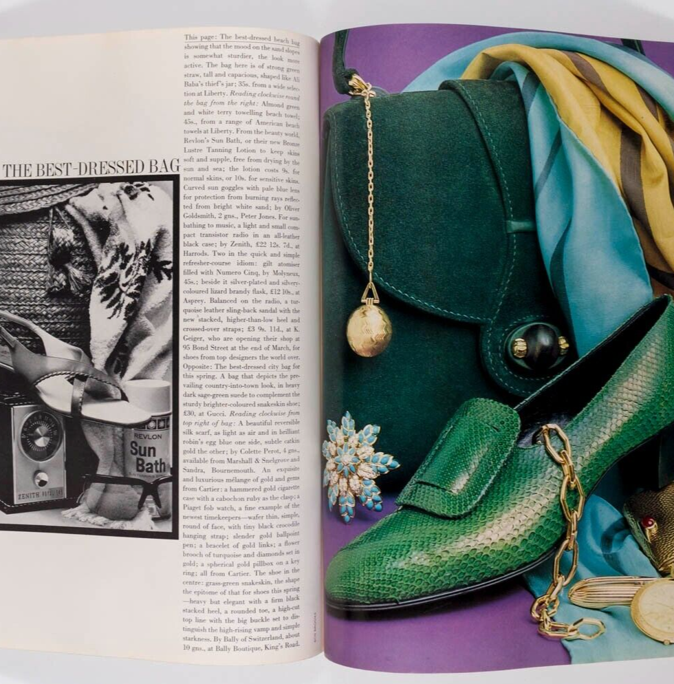 JEAN SHRIMPTON John Lennon APRIL ASHLEY Vogue March 1964 Biba CHANEL vtg MOD UK