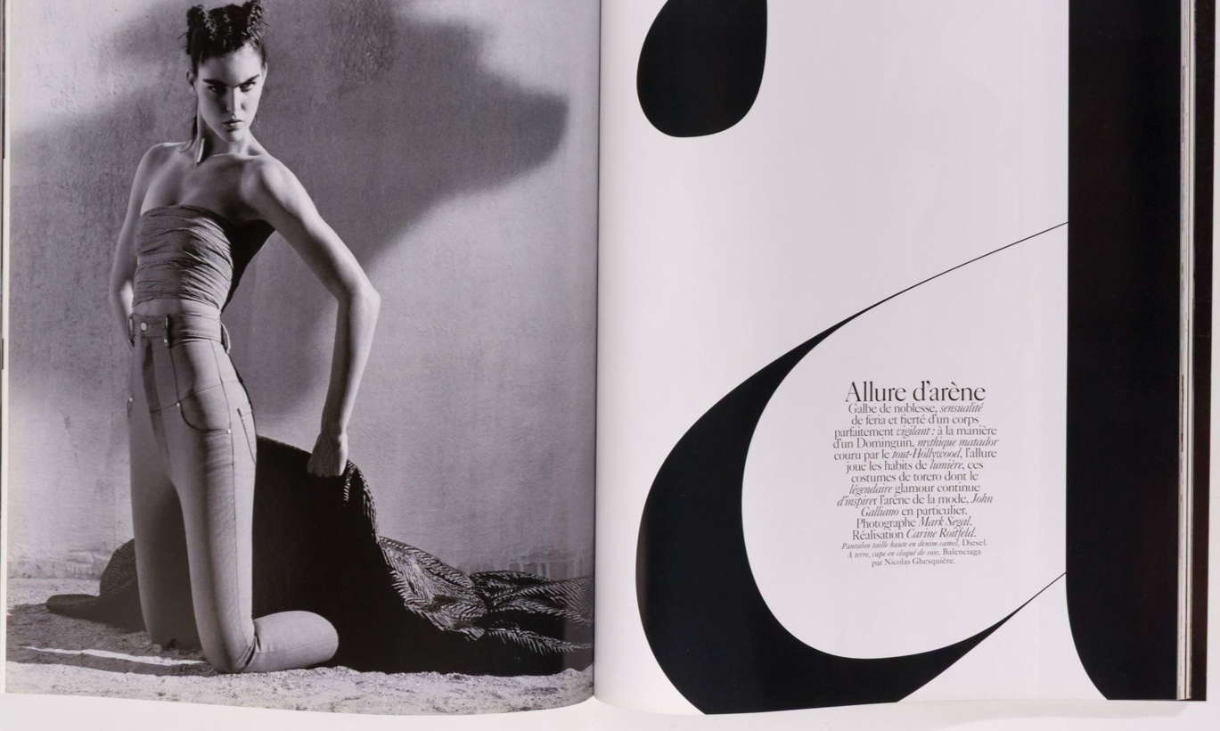 Paris Vogue by John Galliano SACHA PIVOVAROVA Hilary Rhoda DORNAN December 2006
