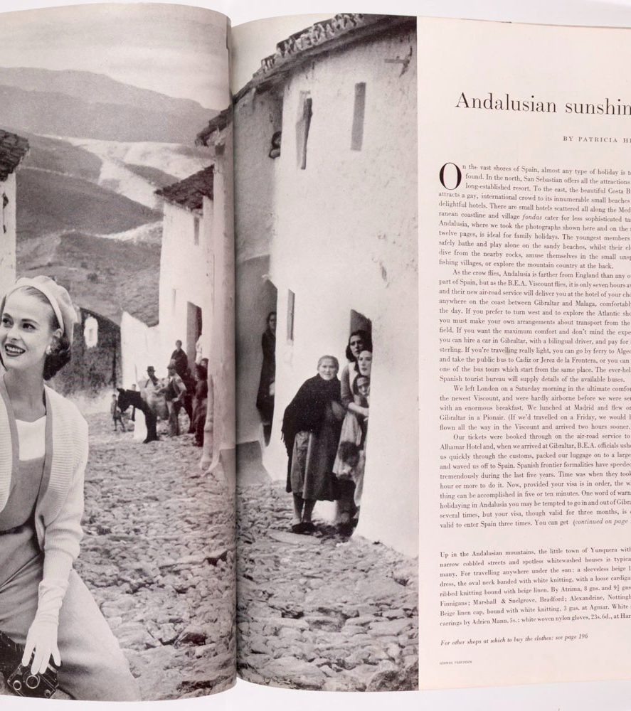 SUSAN ABRAHAM Norman Parkinson AUDREY HEPBURN Vogue May 1954 Rene Bouche GRUAU
