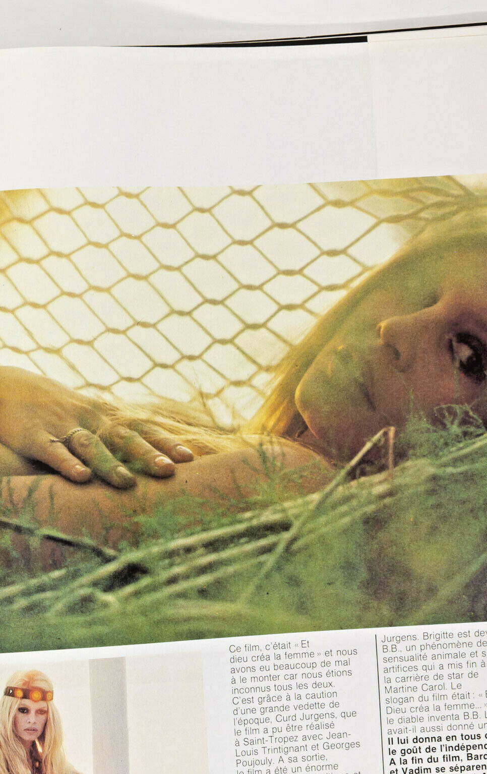 Brigitte Bardot ROGER VADIM Jean Daniel Lorieux L'OFFICIEL HOMMES January 1983