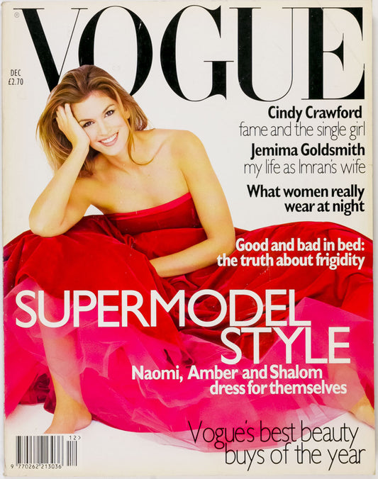 JEMIMA GOLDSMITH Khan SHALOM HARLOW Amber Valletta NAOMI CAMPBELL Vogue magazine