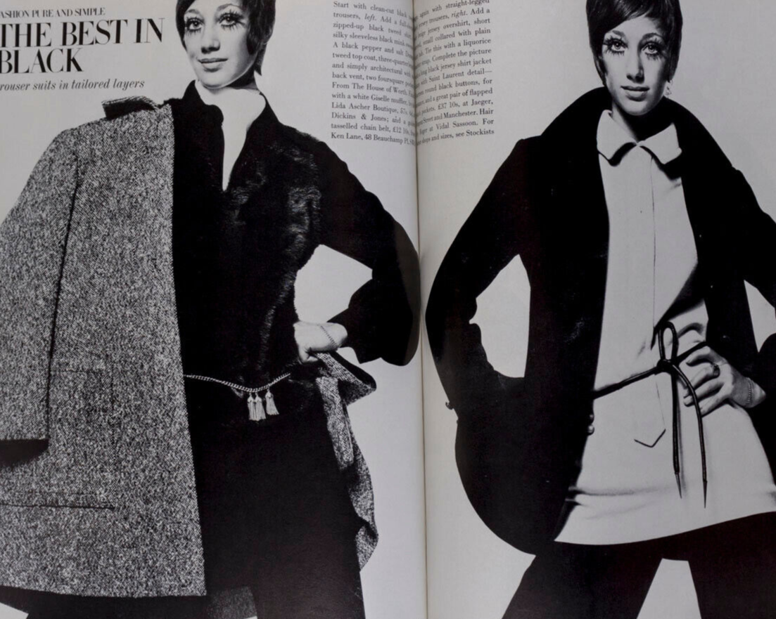 DONYALE LUNA Barbra Streisand EDINA RONAY Cecil Beaton MOUCHE Ossie Clark VOGUE