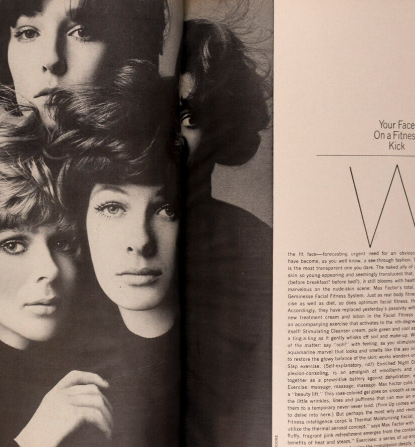 Heide Wiedeck EASTER ISLANDS Chile BILL BRANDT Harpers Bazaar May 1969 vtg INDIA