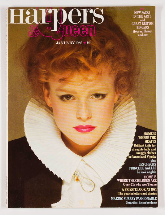 KATHY COULTER Michael Hofmann NICK ASHLEY Harpers & Queen January 1982 Surrey UK