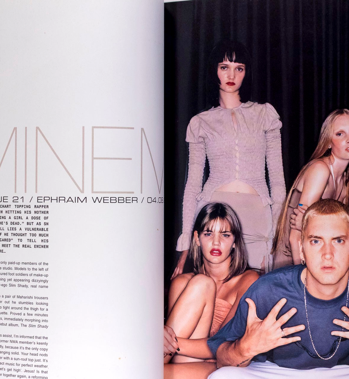EMINEM interview CHUCK D PUBLIC ENEMY Air STEREOLAB Sleazenation October 1999 21