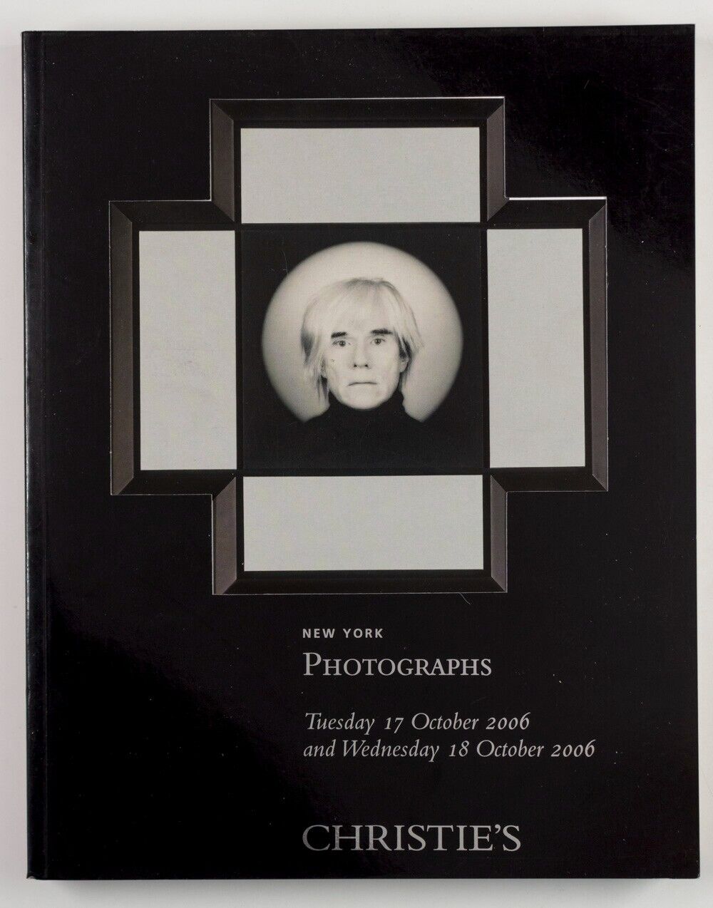 Warhol MAPPLETHORPE Arbus EGGLESTON Beard CHRISTIE'S PHOTOGRAPHS auction catalog