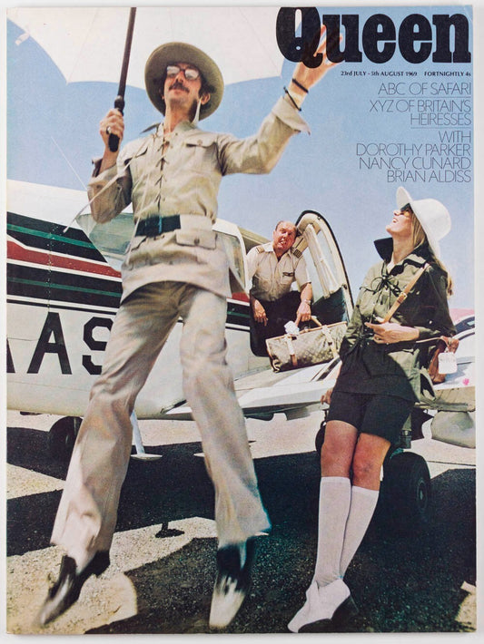 KENYA Penelope Tree BRIAN ALDISS Nancy Cunard QUEEN magazine July 1969 Italy YSL