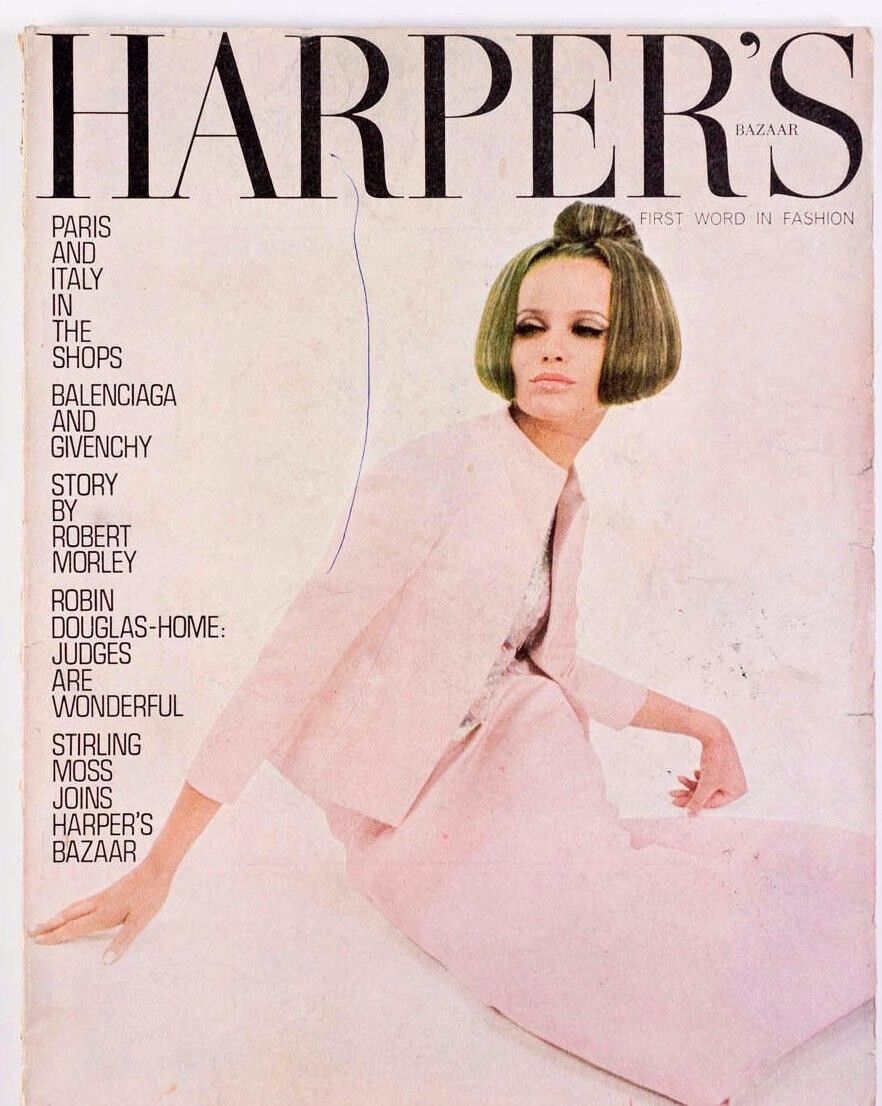 VERUSCHKA Richard Avedon DONNA MITCHELL Givenchy ROBIN DOUGLAS HOME Harper's VTG