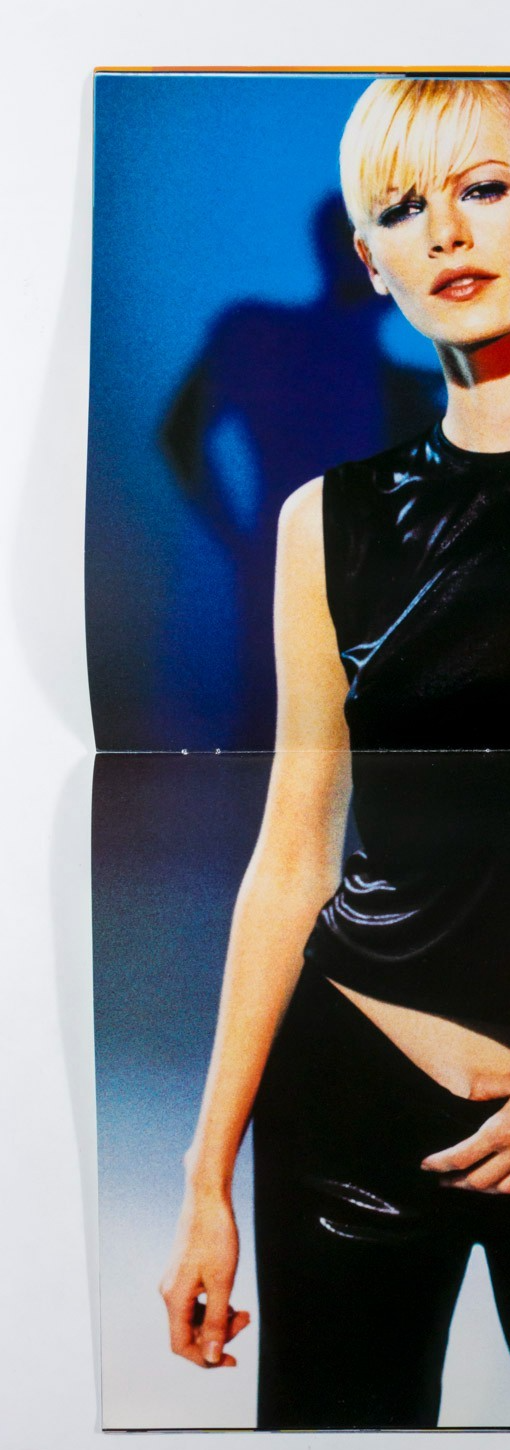 Emma Balfour MARK VANDERLOO Peter Lindbergh DKNY Spring 1996 lookbook catalogue