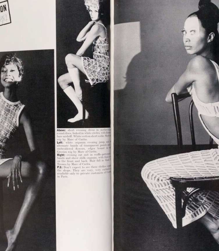 Colin Tennant DONYALE LUNA Courreges HELMUT NEWTON Celia Hammond QUEEN magazine