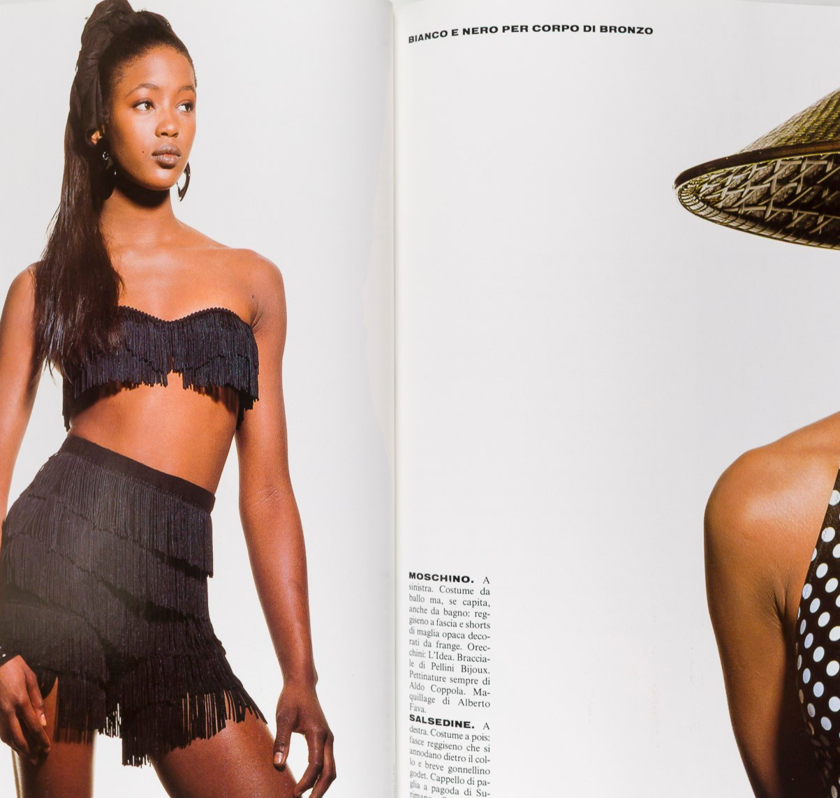 Naomi Campbell KLEIN Grey VOGUE ITALIA June 1988 Deborah Turbeville TINA CHOW