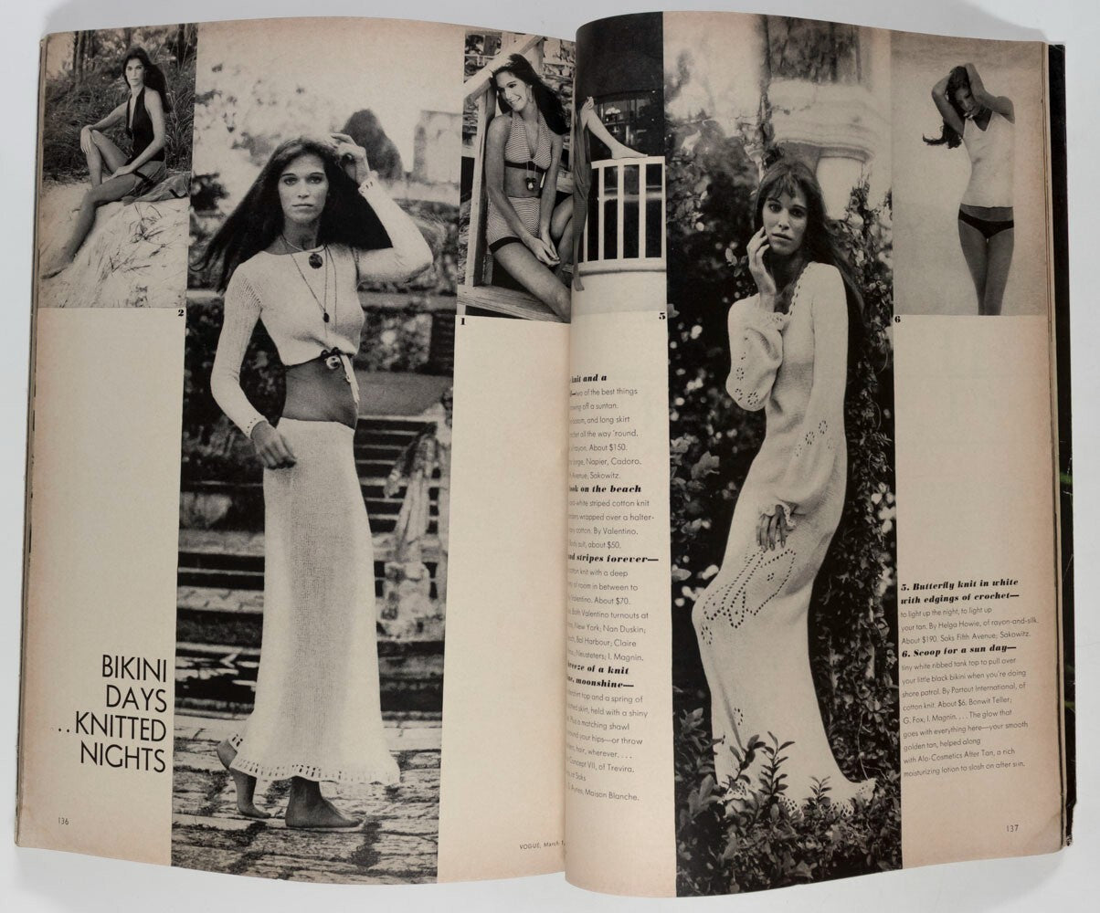 JEAN SHRIMPTON Ruth Gordon DENEUVE Rothko VOGUE March 1971 Shelley Duvall AVEDON
