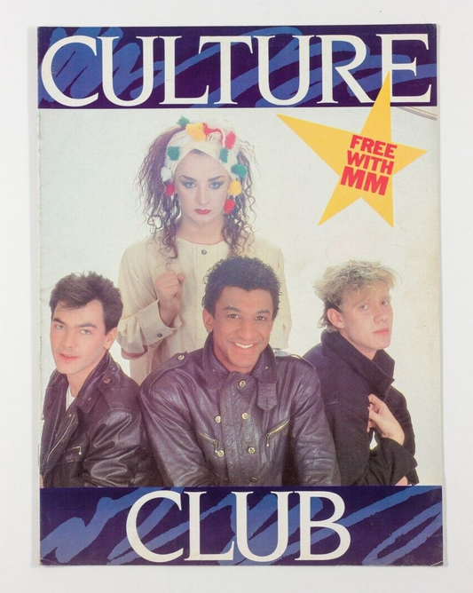 Culture Club BOY GEORGE Rare MM music book MELODY MAKER STAR FILE MAGAZINE vtg