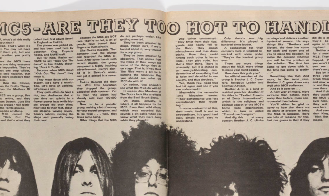 Mick Jagger DENNIS WILSON CHARLES MANSON Kenny Everett MC5   Rave September 1969