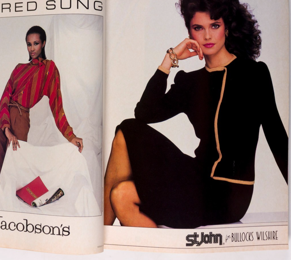 Brooke Shields CANDICE BERGEN Rosemary McGrotha VOGUE 1984 October COLLECTIONS