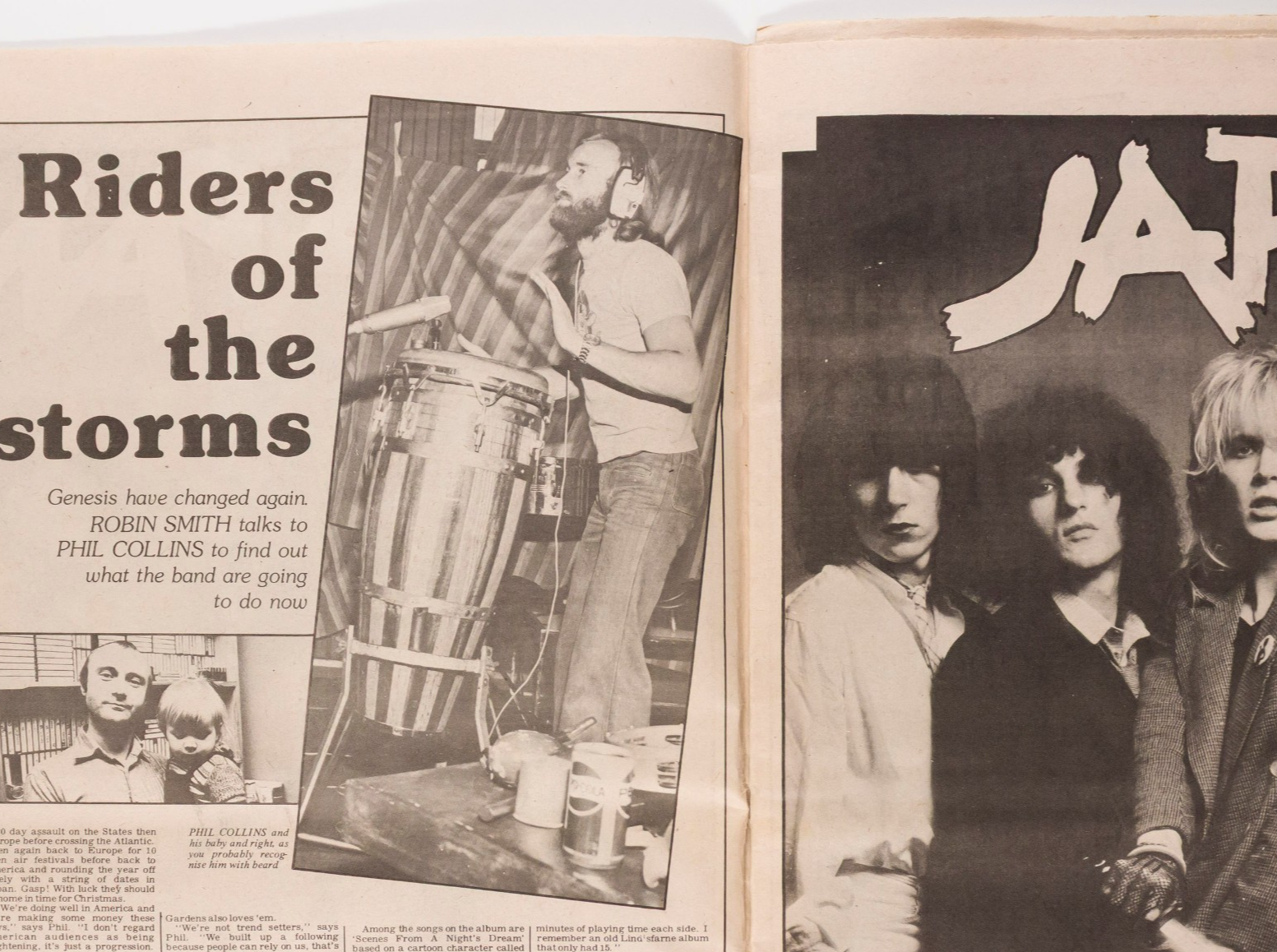 Sid Vicious NANCY SPUNGEN Sex Pistols RECORD MIRROR 8 April 1978 Phil Collins UK